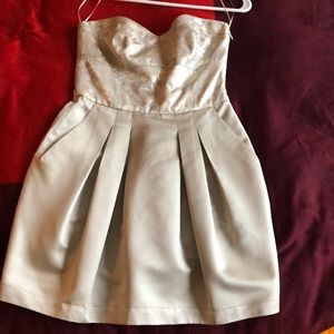 Cynthia Cynthia Steffe silver dress